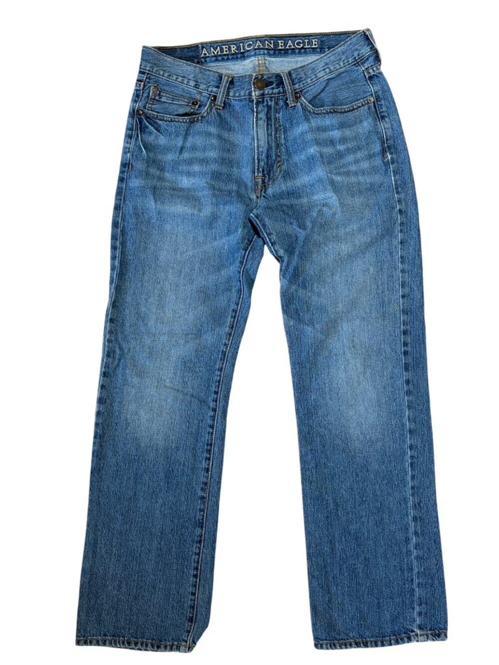 American Eagle Original Straight Jeans Mens 29 x 30 Medium Wash Streetwear